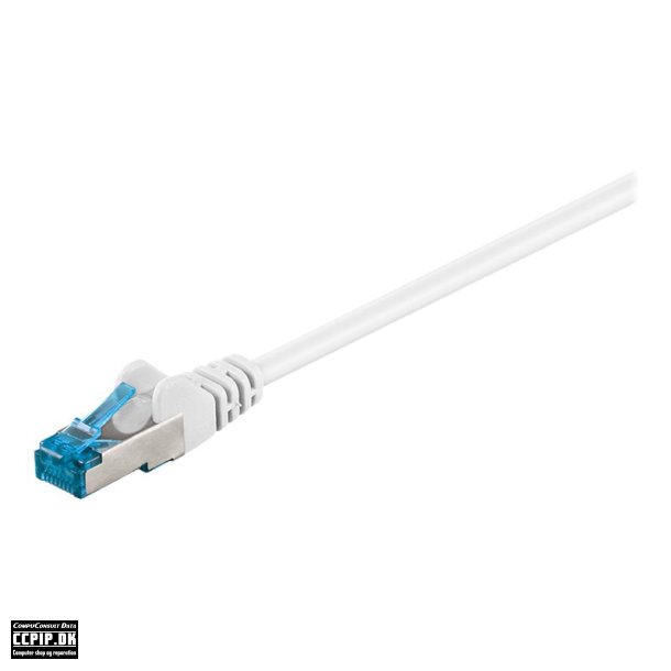 Goobay CAT 6a SFTP, PiMF 50cm Patchkabel Hvid