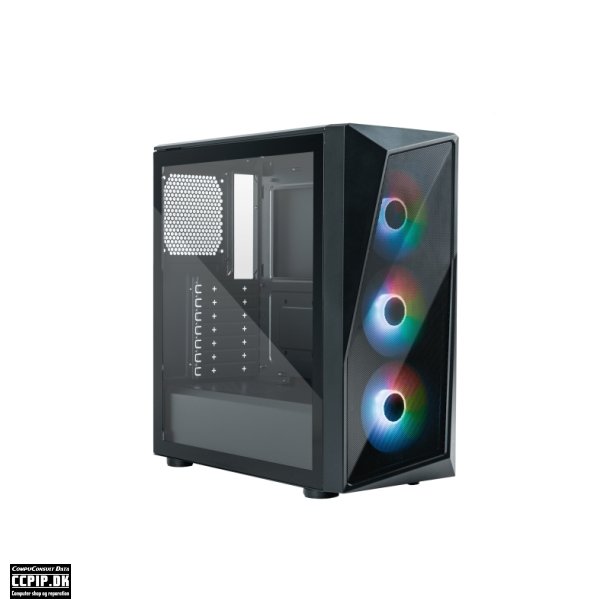 Cooler Master CMP 520 Trn ATX Ingen strmforsyning Sort