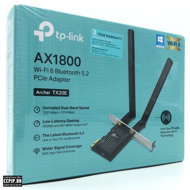 TP-Link Archer TX20E V2 Netvrksadapter PCI Express