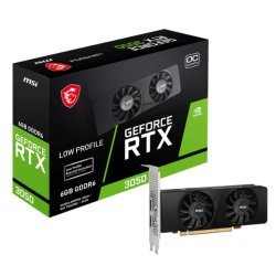 MSI GeForce RTX 3050 LP 6G OC 6GB