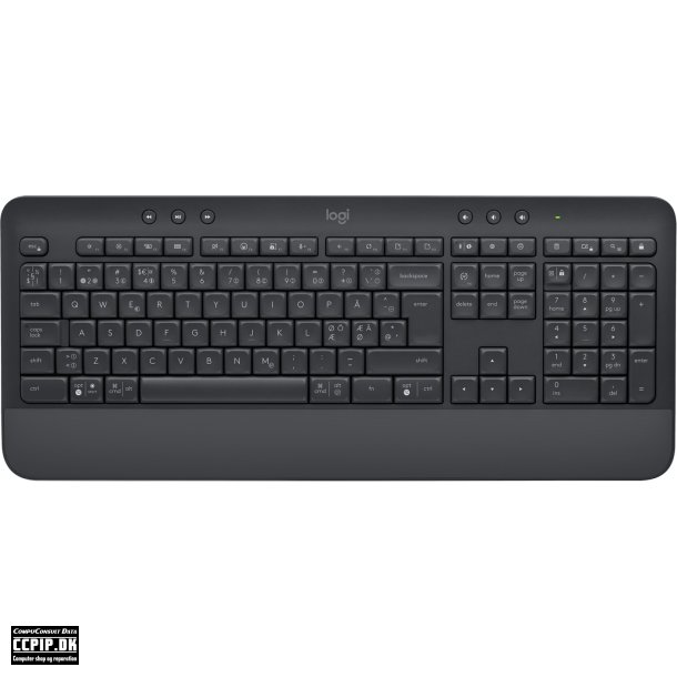 Logitech Signature K650 Tastatur Trdls Nordisk (dansk/finsk/norsk/svensk)