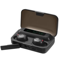 Sandberg Bluetooth Earbuds + Powerbank - Trdlse retelefoner med mikrofon