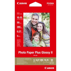 Canon   Glossy II PP-201 Fotopapir 100 x 150 mm 50ark