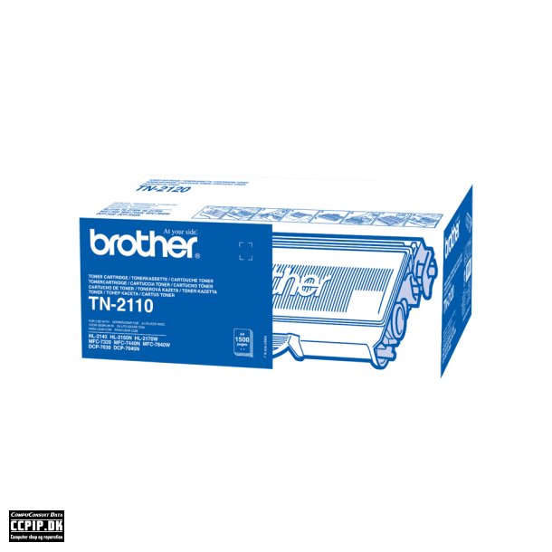 Brother TN 2110 Sort 1500 sider