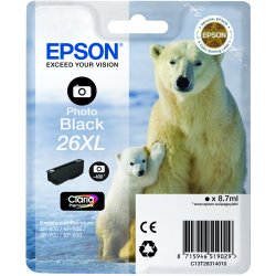 Epson 26XL Foto-sort 400 sider