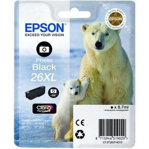 Epson 26XL Foto-sort 400 sider