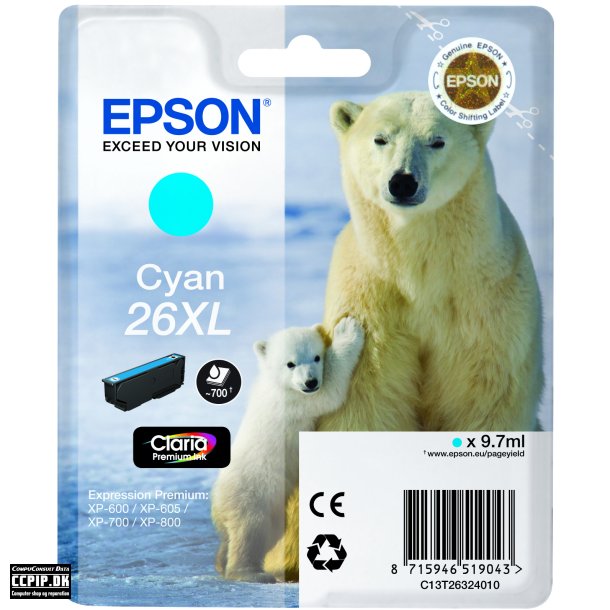 Epson 26XL Cyan