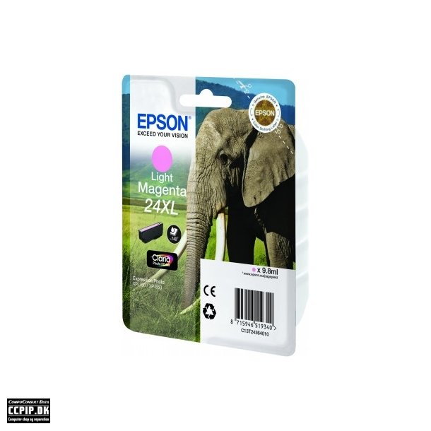 Epson 24XL Lys magenta 740 sider