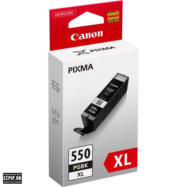 Canon PGI 550PGBK XL Sort 500 sider