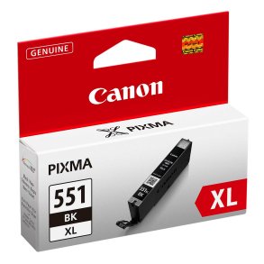 Canon CLI 551BK XL Sort 1125 sider