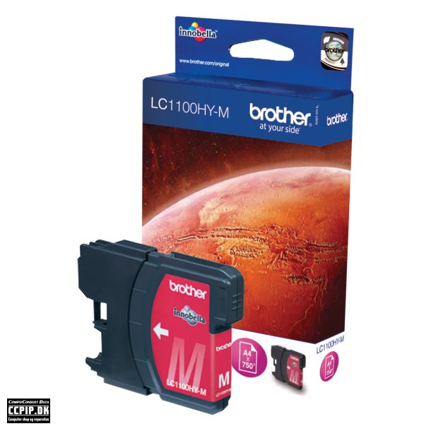 Brother LC 1100HYM Magenta 700 sider