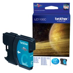 Brother LC 1100C Cyan 325 sider