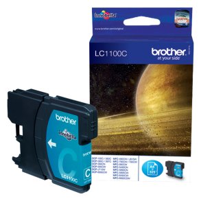 Brother LC 1100C Cyan 325 sider