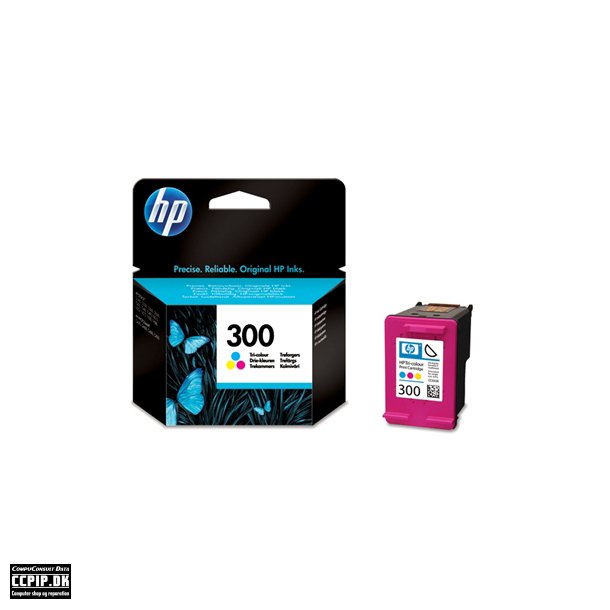 HP 300 Farve (cyan, magenta, gul) 165 sider