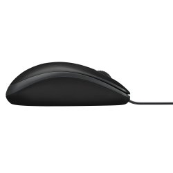 Logitech B100 Optisk Kabling Sort