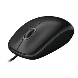 Logitech B100 Optisk Kabling Sort