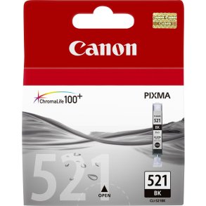 Canon CLI 521BK Foto-sort 665 sider