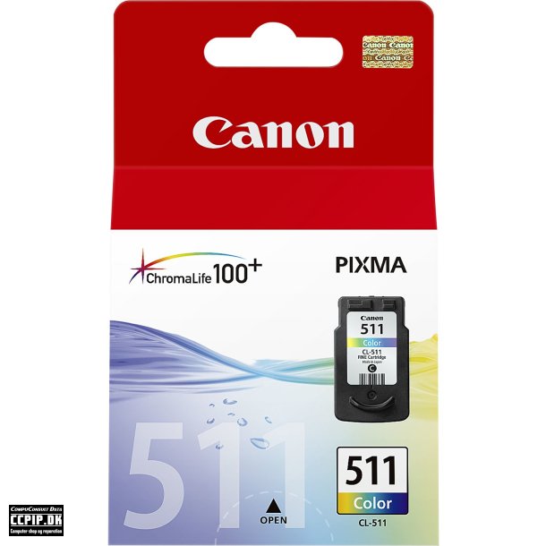 Canon CL 511 Farve (cyan, magenta, gul) 244 sider