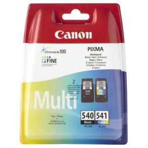 Canon PG 540 / CL-541 Multipack Sort Farve (cyan, magenta, gul)