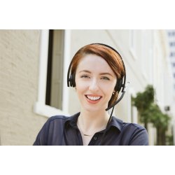 Logitech USB Headset Stereo H650e Kabling Headset Sort