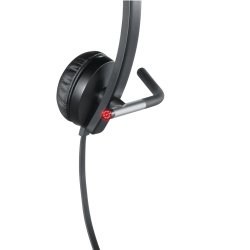 Logitech USB Headset Stereo H650e Kabling Headset Sort