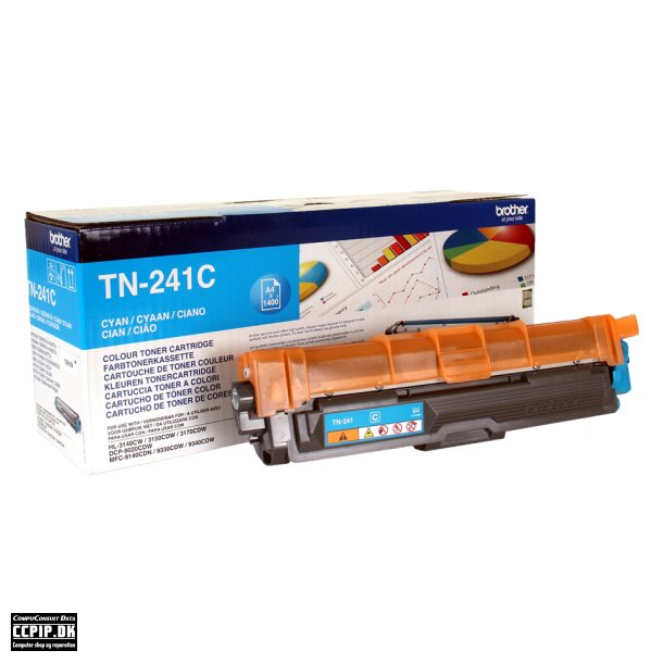 Brother TN 241C Cyan 1400 sider
