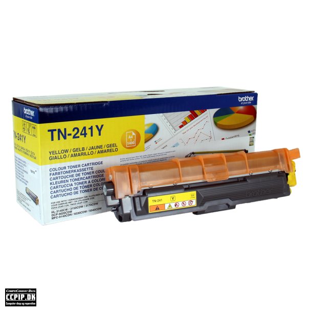 Brother TN 241Y Gul 1400 sider
