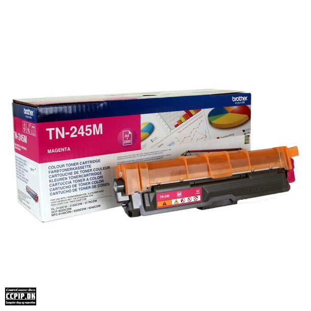 Brother TN 245M Magenta 2200 sider