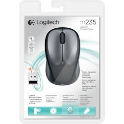 Logitech M235 Optisk Trdls Gr
