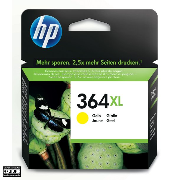 HP 364XL Gul 750 sider