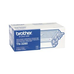 Brother TN 3280 Sort 8000 sider