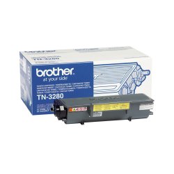 Brother TN 3280 Sort 8000 sider