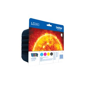 Brother LC 980VALBPDR Sort Gul Cyan Magenta