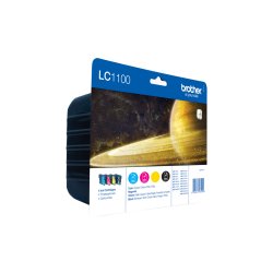 Brother LC 1100 Value Pack Sort Gul Cyan Magenta