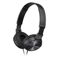 Sony MDR ZX310 Kabling Hovedtelefoner Sort