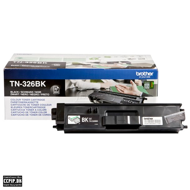 Brother TN 326BK Sort 4000 sider