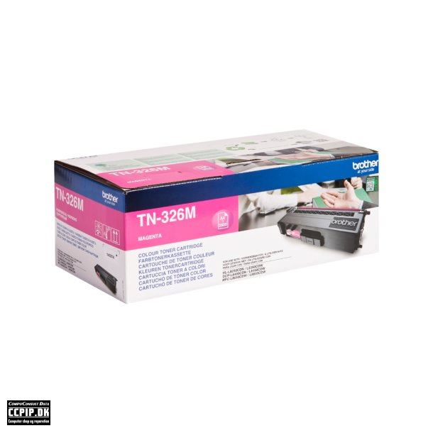 Brother TN 326M Magenta 3500 sider