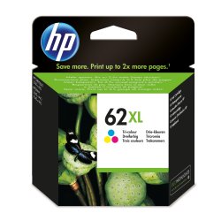 HP 62XL Farve (cyan, magenta, gul) 415 sider