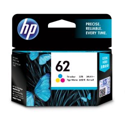 HP 62 Farve (cyan, magenta, gul) 165 sider