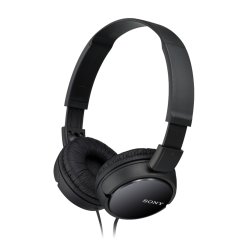 Sony MDR ZX110 Kabling Hovedtelefoner Sort