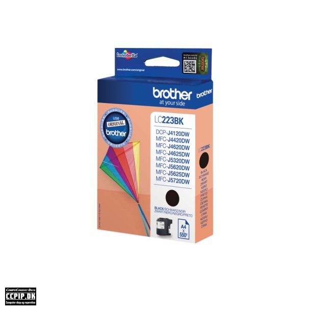 Brother LC 223BK Sort 550 sider