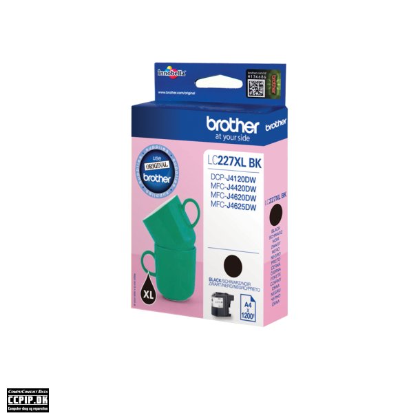 Brother LC 227XLBK Sort 1200 sider
