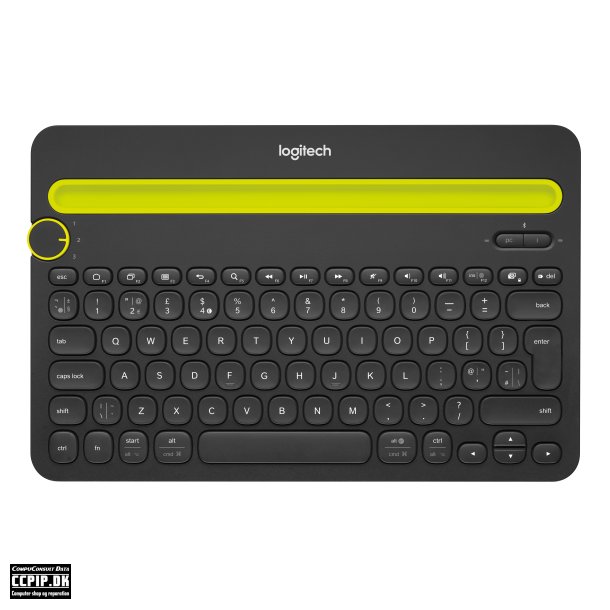 Logitech Multi-Device Keyboard K480 - BLACK - US -