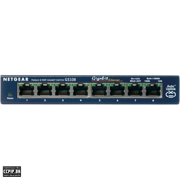 NETGEAR GS108 Switch 8-porte Gigabit