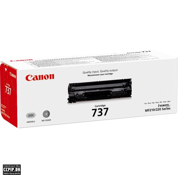 Canon 737 Sort 2400 sider