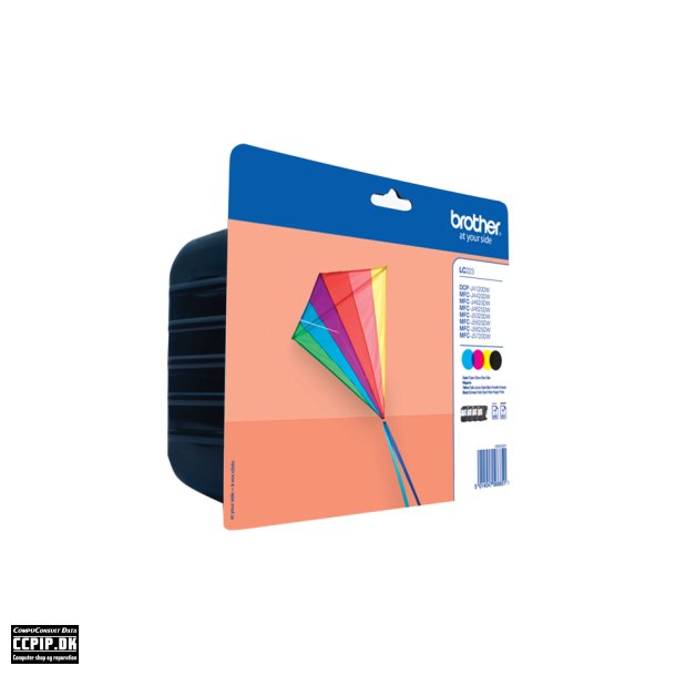 Brother LC 223 Sort Gul Cyan Magenta 550 sider
