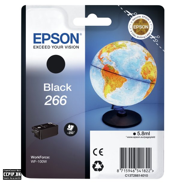 Epson 266 Sort 250 sider