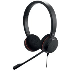 Jabra Evolve 20 MS stereo Kabling Headset Sort