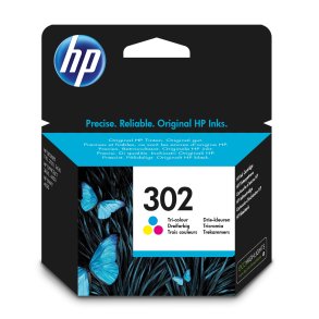 HP 302 Farve (cyan, magenta, gul)