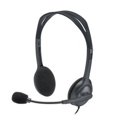 Logitech Stereo H111 Kabling Headset Sort